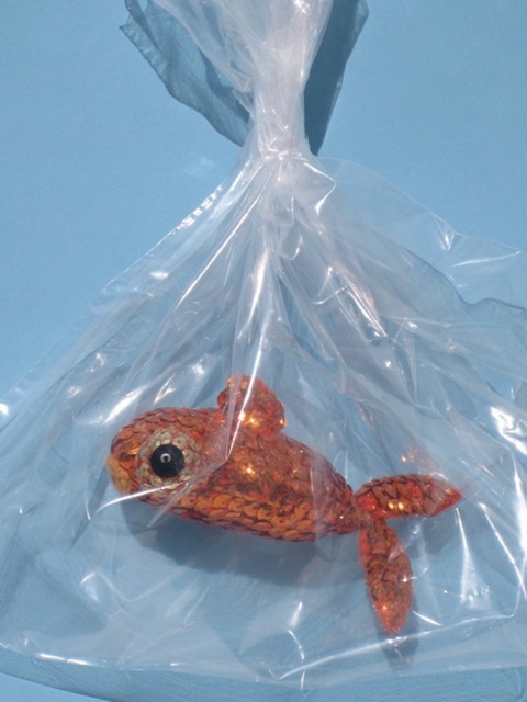 Fish in a bag, by Kate Jenkins of Cardigan Ltd, photograph courtesy of MADE10