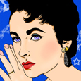 Dame Elizabeth Taylor by Matilde SazioTN
