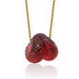Tourmaline Boa pendant by Gwyneth Harris thb