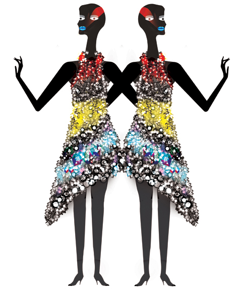 Lesley Barnes Mary Katrantzou SS 2012 Lesley Barnes Mary Katrantzou SS 2012
