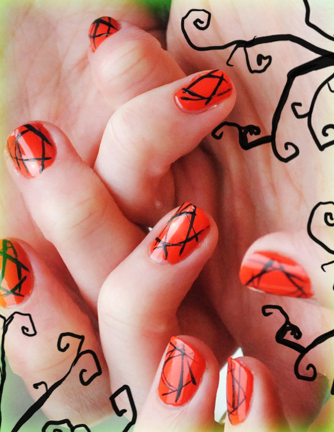 halloween nails by Clothes Hound