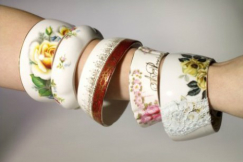 stay gold mary rose tea cup bracelets 