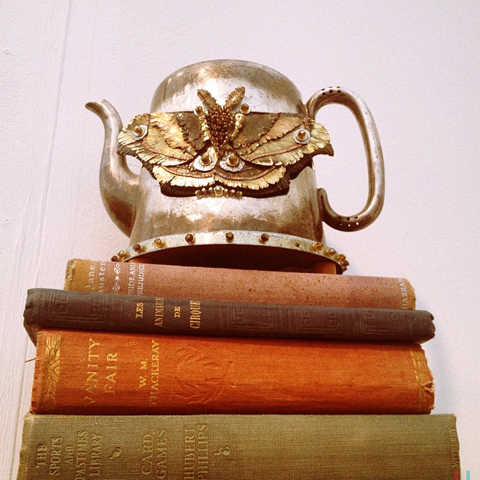 Carola Del Mese upcycled teapot - Affordable Art Fair Hampstead