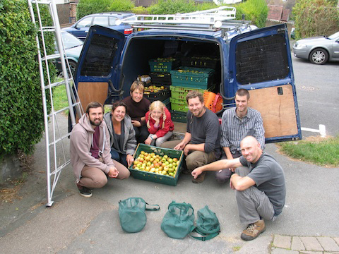 The Fruit Factory Brighton a_van_full_of_appples_that_would_have_gone_to_waste